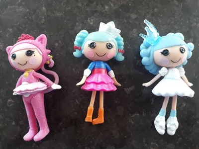 Lalaloopsy Mini Crumbs Sugar Cookie Fancy Frost N Glaze 3” Doll Figures