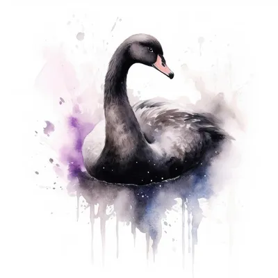7817 \"Лебеди на пруду\" Рисунок на канве