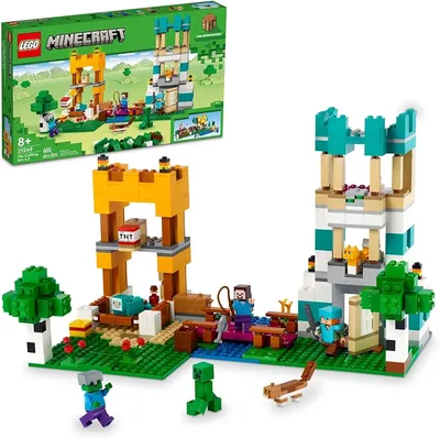 Amazon.com: LEGO Minecraft The Bakery Building Kit 21184 Game-Inspired  Minecraft Toy Set for Kids Girls Boys Age 8+ Featuring 3 Minecraft Figures  and Goat, with Village and Treasure Chest Accessories, Gift Idea :