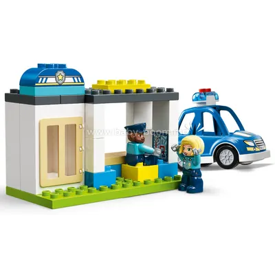 Купить Конструктор \"Макси\" - \"Полицейский участок\" (70 элементов) (в  коробке) 77547 в магазине развивающих игрушек Детский сад