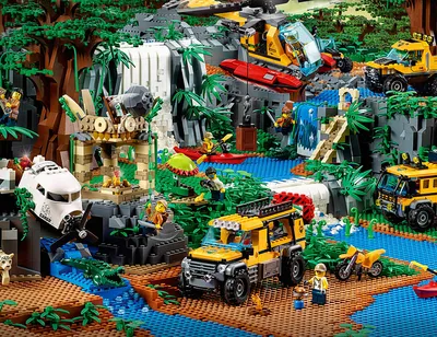 Фотообои на стену Лего Сити Джунгли