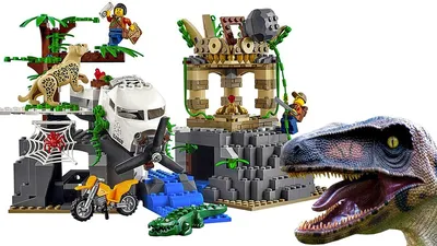 Лего Сити Джунгли СТАНЦИЯ ИССЛЕДОВАТЕЛЕЙ 60161 Поиск сокровищ Lego City  Jungle Exploration 60157 - YouTube