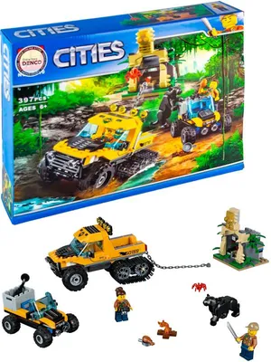 Купить конструктор LEGO City Jungle Explorers Набор Джунгли для начинающих  (60157), цены на Мегамаркет | Артикул: 100000093115