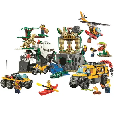 ЛЕГО СИТИ 60161 ДЖУНГЛИ и Украденное Сокровище #Лего Мультики для детей  #LegoCity Jungle - YouTube