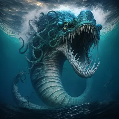 Мифические существа: Левиафан | Мифы и легенды | Дзен