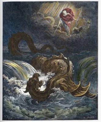 Иллюстрация Левиафан Leviathan в стиле 2d | Illustrators.ru