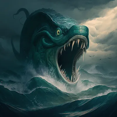Левиафан: древнее морское чудовище, которое невозможно победить | Этот  Таинственный Мир | Дзен