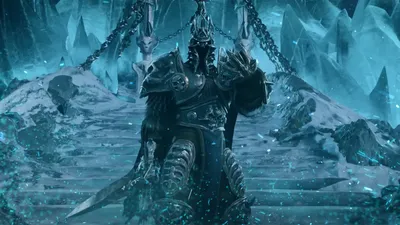 Gust of berserk with style of the lich king of world of warcraft on Craiyon