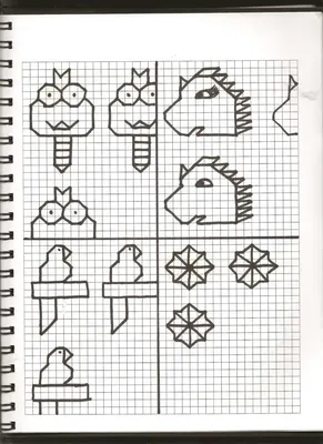 Рисунки по клеточкам легкие маленькие простые для девочек (44 фото) »  рисунки для срисовки на Газ-квас.ком