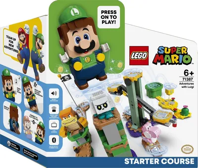 LEGO® 71387 Super Mario Стартовый набор «Приключения вместе с Луиджи» цена  | pigu.lt