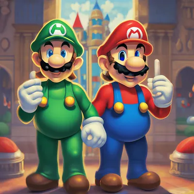 Луиджи и Марио» — создано в Шедевруме