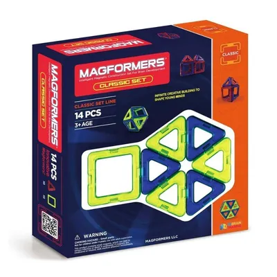 Magformers Basic Plus 14 Pc Set - Walmart.com