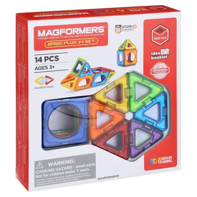 Magformers Basic Set Plus, 30 pcs. | Thimble Toys