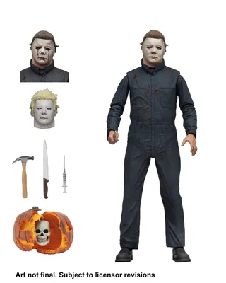 Латексная маска Майкла Майерса из фильма Хэллоуин - купить по доступным  ценам в интернет-магазине OZON (352809012)
