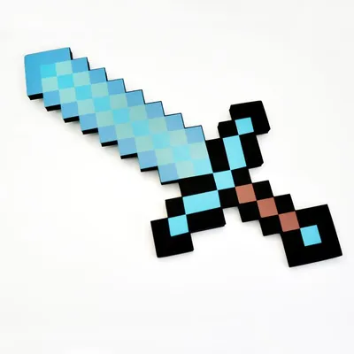 Алмазный меч Minecraft в магазине подарков Ассорти с быстрой доставкой по  всей России. Магазин подарков Ассорти | Меч, Магазины, Криперы