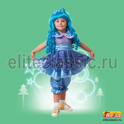 Мальвина №2, детский карнавальный костюм от торговой марки «Алиса»
