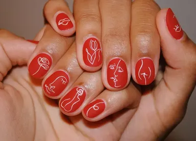 Юлия. Маникюр. Одесса - Романтический дизайн ногтей на день Святого  Валентина.❤️ | Facebook