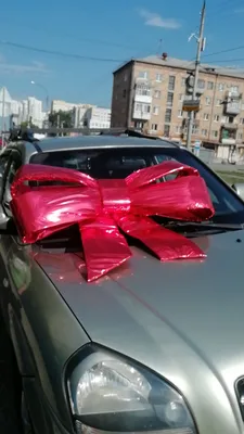 Бант на машину в Москве купить большой подарочный, украшение автомобиля