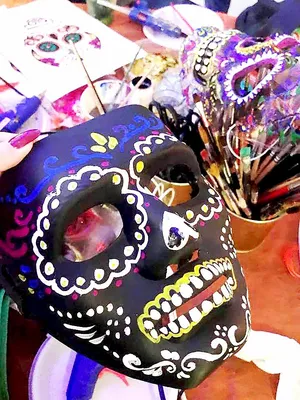 Фестиваль Страшные маски Маскарадные маски Головные уборы Маски Карнавалы  Маски с черепами Хэллоуинские представления Страшные | AliExpress