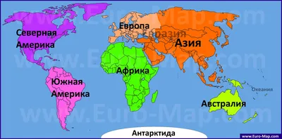 Карта мира, География мира, Карта