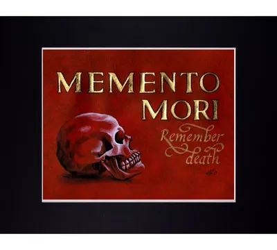 Временное Флеш Тату \"Memento Mori\" купить в Киеве, Украина