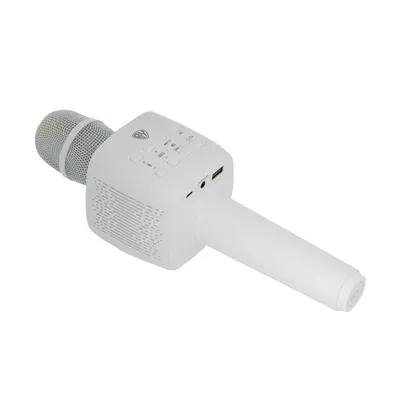 Беспроводной караоке микрофон Wireless Microphone Q008 (Bluetooth, MP3,  AUX, KTV, LED)