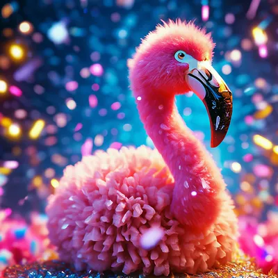 милые счастливый розовый фламинго с линией искусства рисунок Иллюстрация  вектора - иллюстрации насчитывающей прелестное, млекопитающее: 221269008