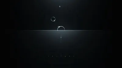 Download wallpaper 1920x1080 minimalism, circles, reflections, light, dark,  intuition full hd, hdtv, fhd, 1080p hd background