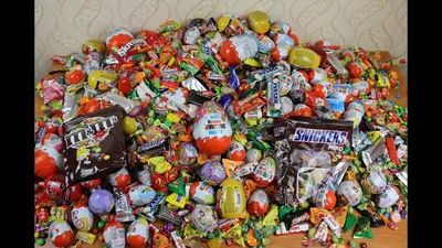 Много конфет и сладостей! Распаковка! - YouTube