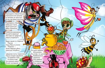 Мультик «Муха-Цокотуха» – детские мультфильмы на канале Карусель