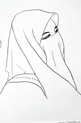 женщина иллюстрация, хиджаб карикатура рисунок мусульманский ислам,  ребенок, лицо, чиби png | Klipartz