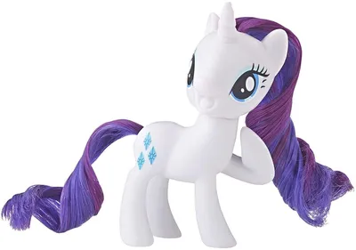 My Little Pony Rarity - Cute White Pony with Purple Hair