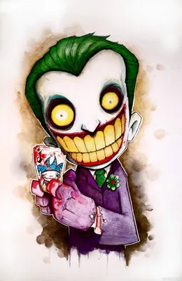 Джокер, #аватары, #картинки, #фото, #авы, https://avatarko.ru/kartinka/8717  | Joker artwork, Joker cartoon, Geek art