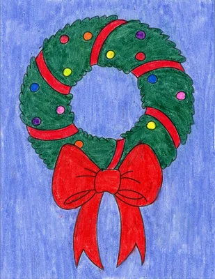 Окраска страницы Контур рождественского украшения. Ветка елки. Новый год.  Раскраска для детей Векторное изображение ©Oleon17 136833712