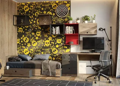 Дизайн интерьера комнаты подростка | Студия дизайна «Design Service»