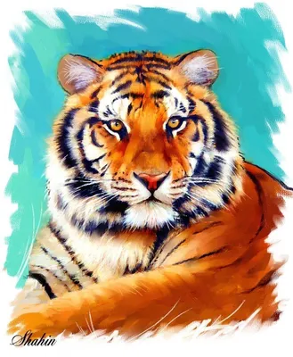 Нарисованных тигров