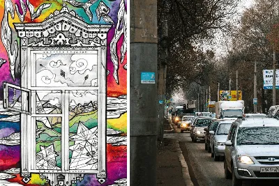 Уличные картины города Бийск, какие эмоции вызывают эти полотна | По Алтаю  с Ольгой | Дзен