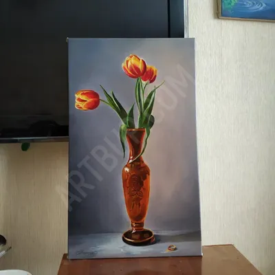 Картина Натюрморт с вазой #7740 | Арт галерея GMOT