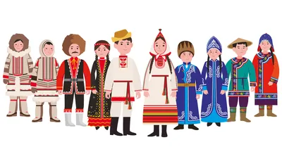 Национальные костюмы народов россии