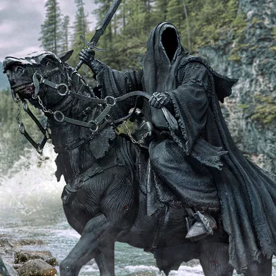 Nazgul on Horse Deluxe 1:10 Scale Statue by Iron Studios | Sideshow  Collectibles