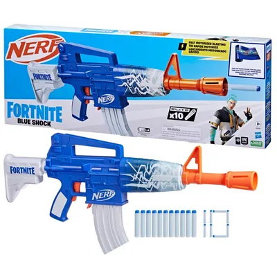 Nerf Fortnite AR-L Scar Elite Blaster Motorized Blaster Ages 8+ Toy Gun  Fire Fun | eBay