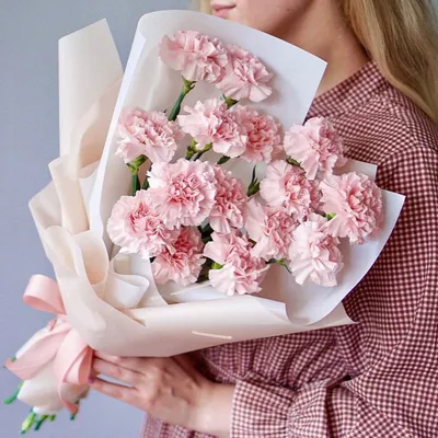 Нежно-розовый букет невесты из пионов, поиновидных роз - Заказать, Киев
