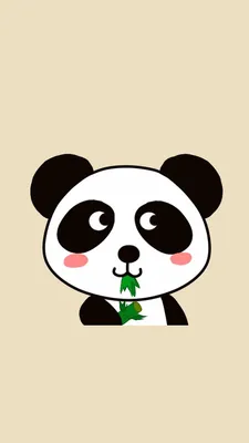 Картинка модная панда ❤ для срисовки