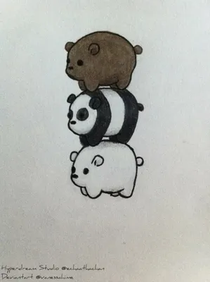 Идеи для срисовки милая панда (90 фото) » идеи рисунков для срисовки и  картинки в стиле арт - АРТ.КАРТИНКОФ.КЛАБ