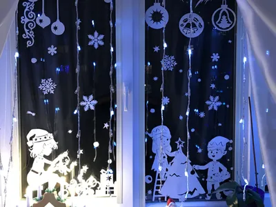 Новогодние окна | Navidad
