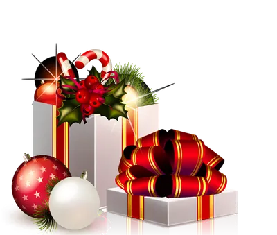 15 PNG, новогодние украшения png, гирлянды, шарики, подарки, png графика на  прозрачном фоне