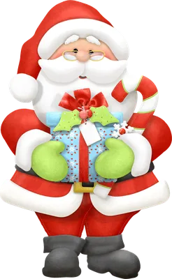 Санта-Клаус новогоднее украшение новогодняя открытка, новогодние листья,  акварельные листья, ветка png | PNGEgg