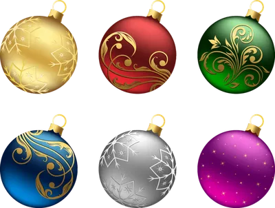 Christmas balls baubles transparent image download, size: 6022x5740px