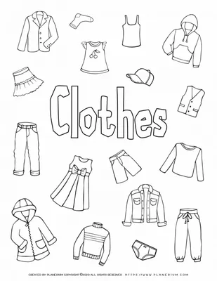 Circle Different Types Of Clothes Worksheet – #04 Free Sorting - AutiSpark