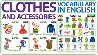 Clothes vocabulary - Games to learn English